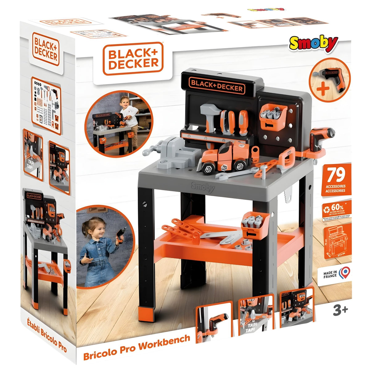 Smoby Black And Decker Pro Çalışma Tezgahı