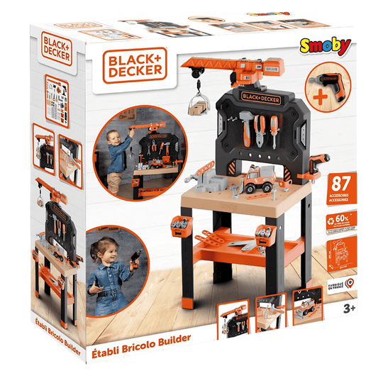 Smoby Black And Decker Vinçli Oyuncak Tamir Tezgahı