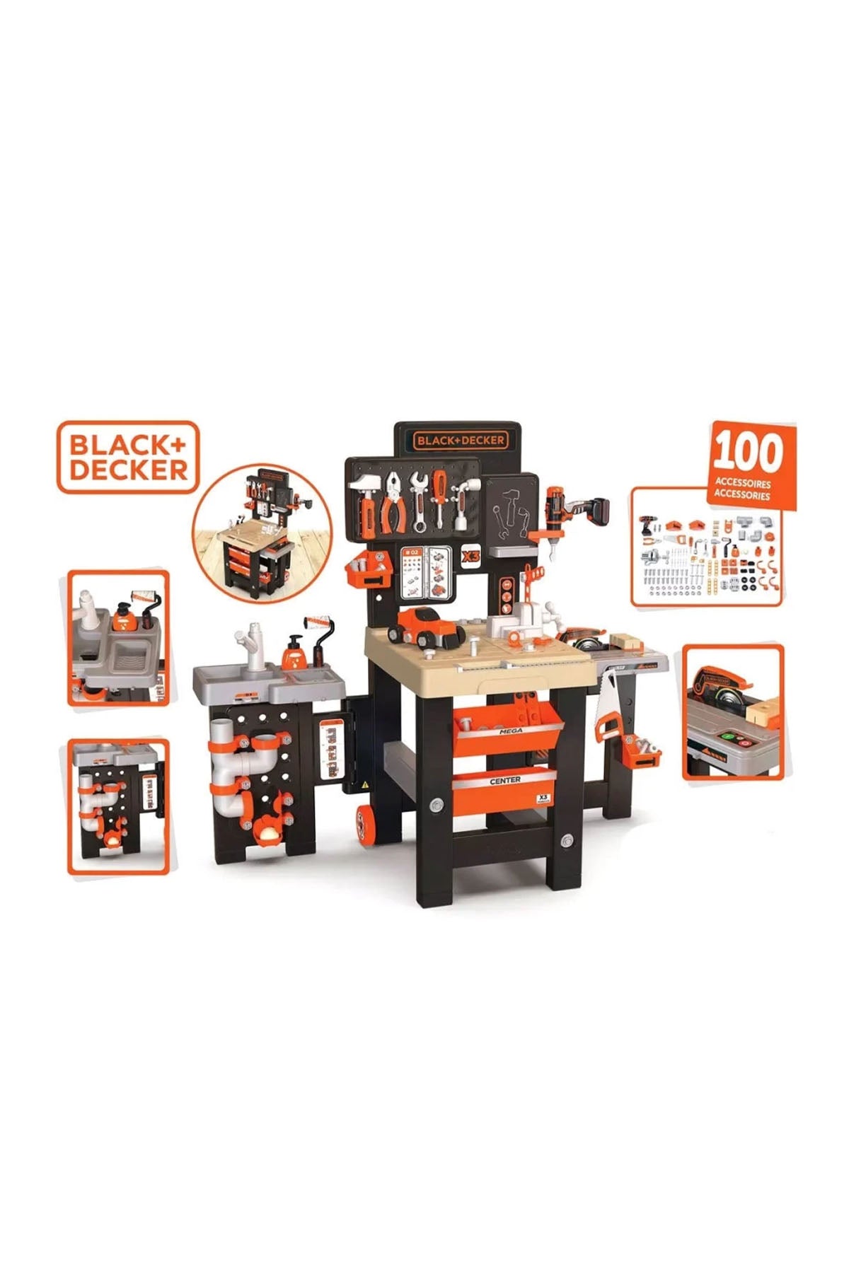 Smoby Black + Decker Mega Tamir Tezgahı