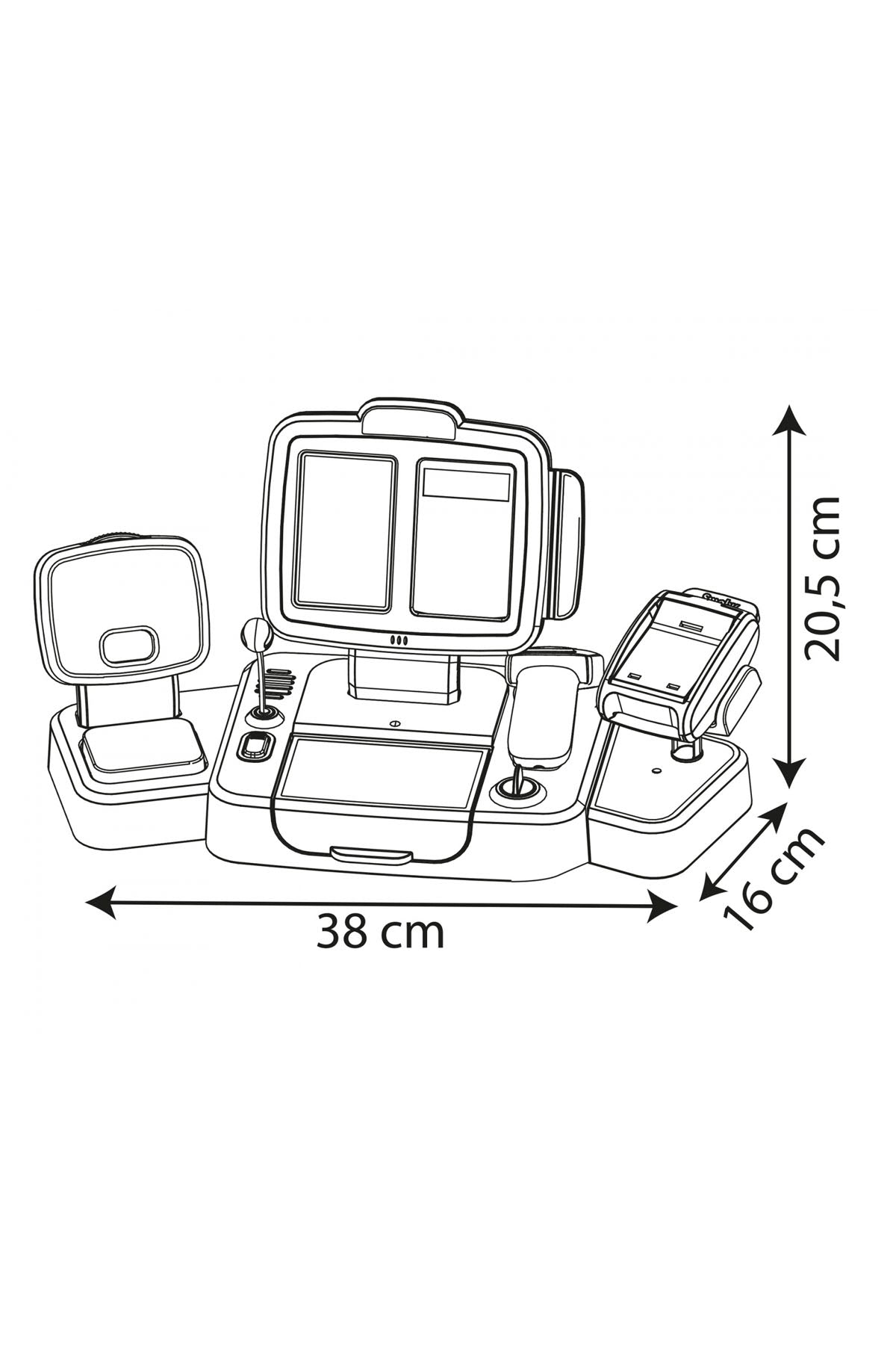 Smoby Elektronik Büyük Yazar Kasa