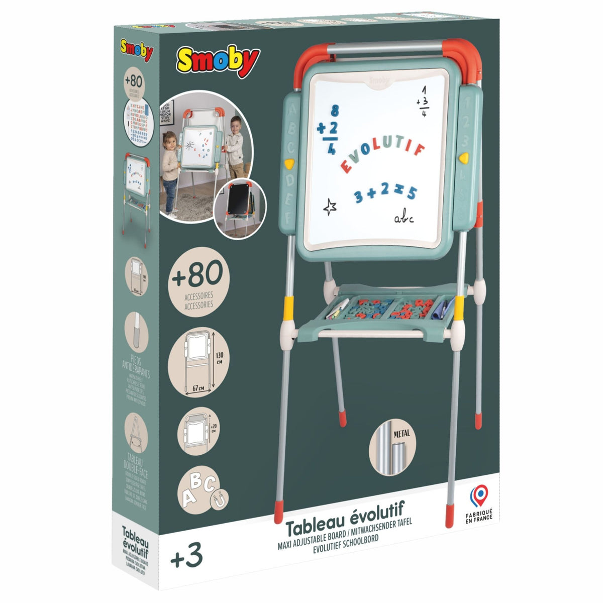 Smoby Evolutive Çift Taraflı Yazı Tahtası