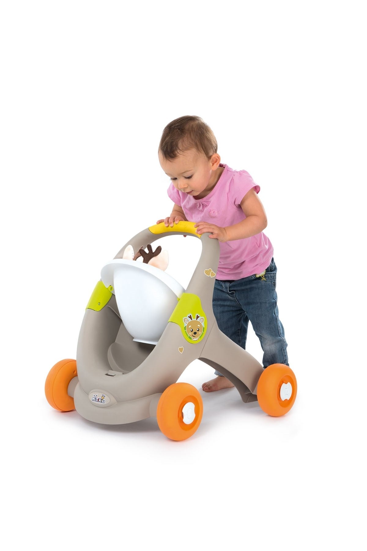 Smoby Minikiss 3in1 Bebek Arabası Oyuncağı