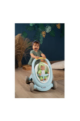 Smoby Minikiss 3'in1 Bebek Arabası Oyuncağı Mavi - Welcome Baby