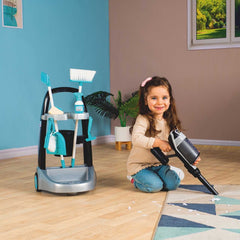 Smoby Rowenta Temizlik Seti Arabası ve Elektrik Süpürgesi