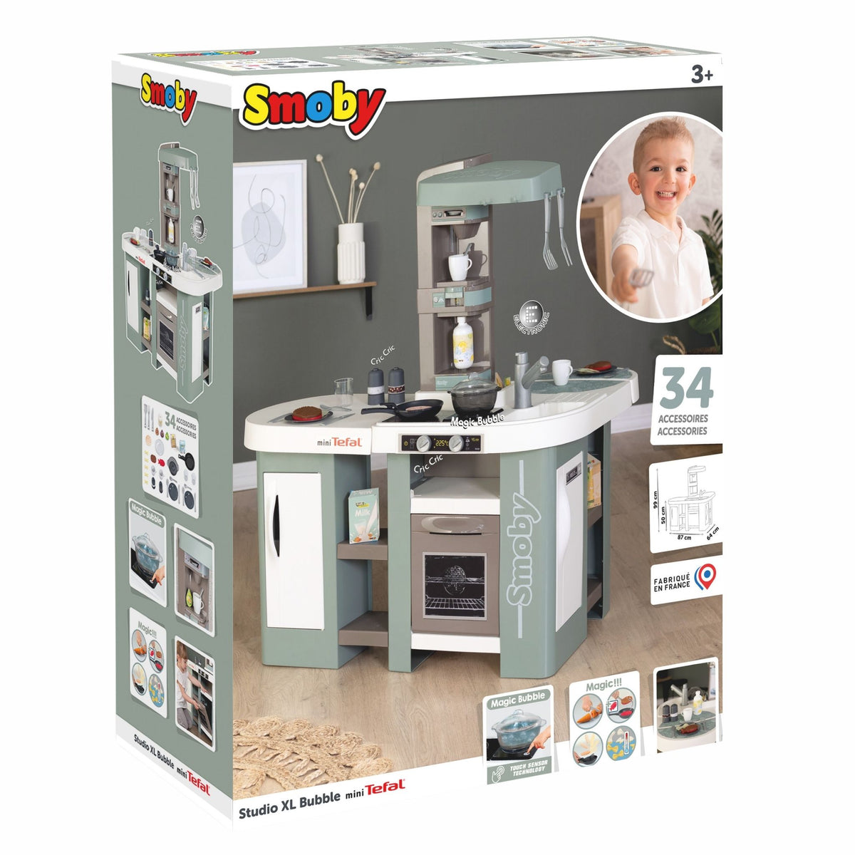 Smoby Tefal Studio Xl Bubble Mutfak