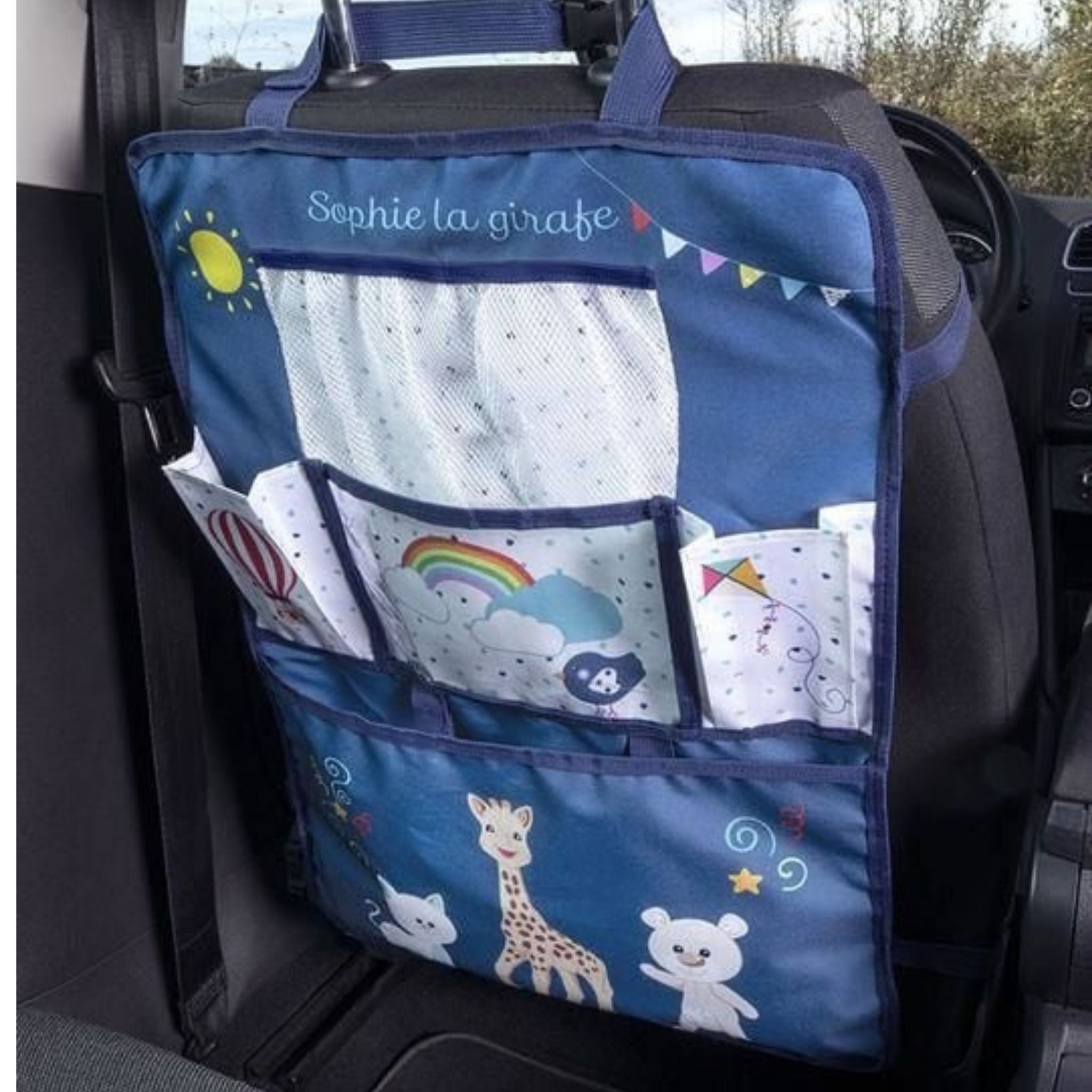 Sophie la Girafe Car Organizer Araba içi düzenleyici