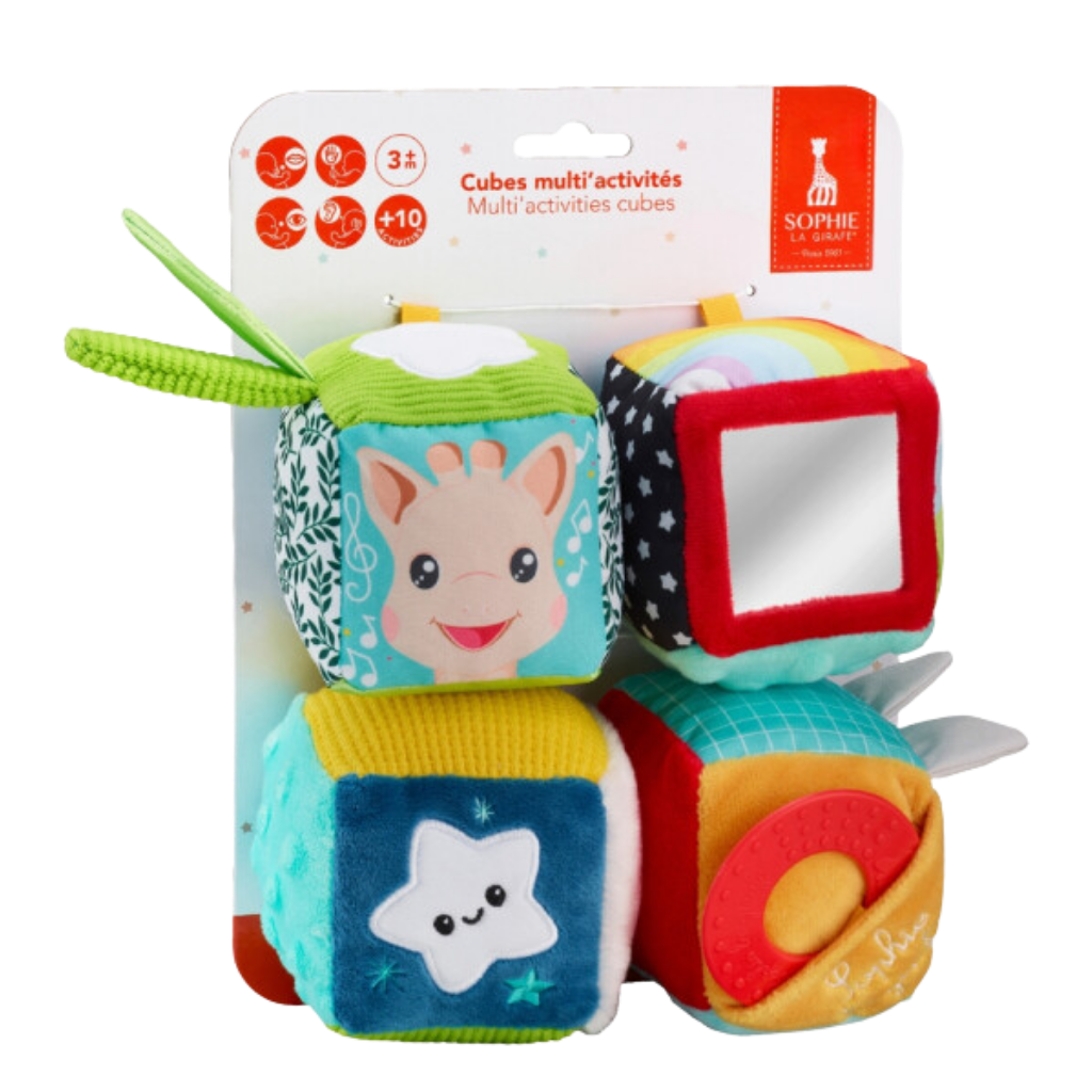 Sophie La Girafe Multiactivities 4'lü Küp Oyuncak