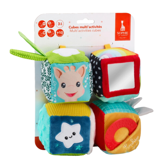 Sophie La Girafe Multiactivities 4'lü Küp Oyuncak