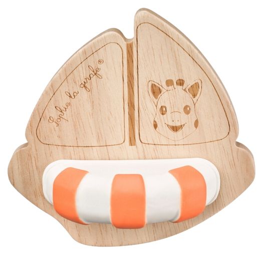 Sophie La Girafe So Pure Rubberwood Boat Banyo Oyuncağı