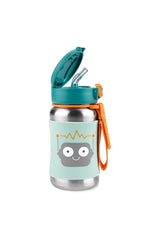 Skip Hop Spark Style Pipetli Paslanmaz Çelik Suluk Robot 350ml