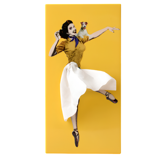 Spextrum Tissue Up Girl Daisy Peçetelik Sarı