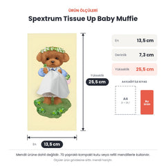Spextrum Tissue Up Baby Muffie Peçetelik Bej