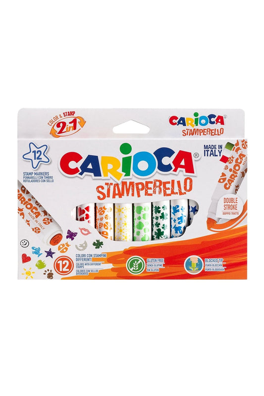 Carioca Stamperello Yıkanabilir 12’li Keçeli Kalem