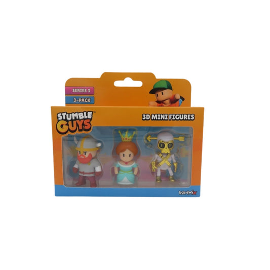 Stumble Guys 3'lü Mini Figür