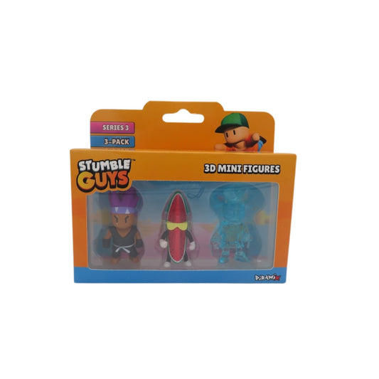 Stumble Guys 3'lü Mini Figür