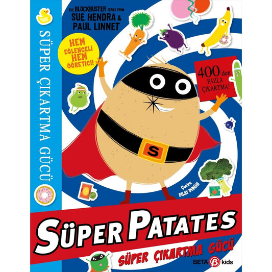 Beta Kids Süper Patates Süper Çıkartma Gücü 400'den Fazla Çıkartma