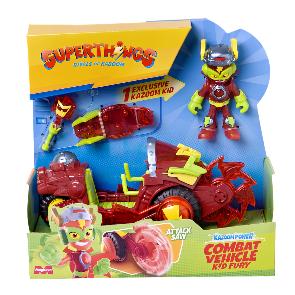 SuperThings Kazoom Power Kid Fury Araç ve Figür Seti UPH14000