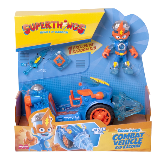 SuperThings Kazoom Power Kid Kazoom Araç ve Figür Seti UPH13000