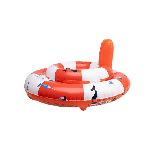 Swim Essentials Ocean Stripes Bebek Sırt Destekli Yüzme Simidi