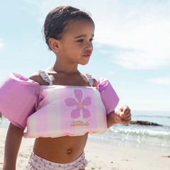 Swim Essentials Pink Flower Market Puddle Jumper Kolluklu Yüzme Yeleği 2-6 Yaş