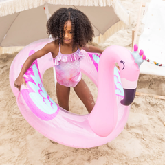 Swim Essentials Rose Gold Flamingo Yüzme Simidi 95 Cm