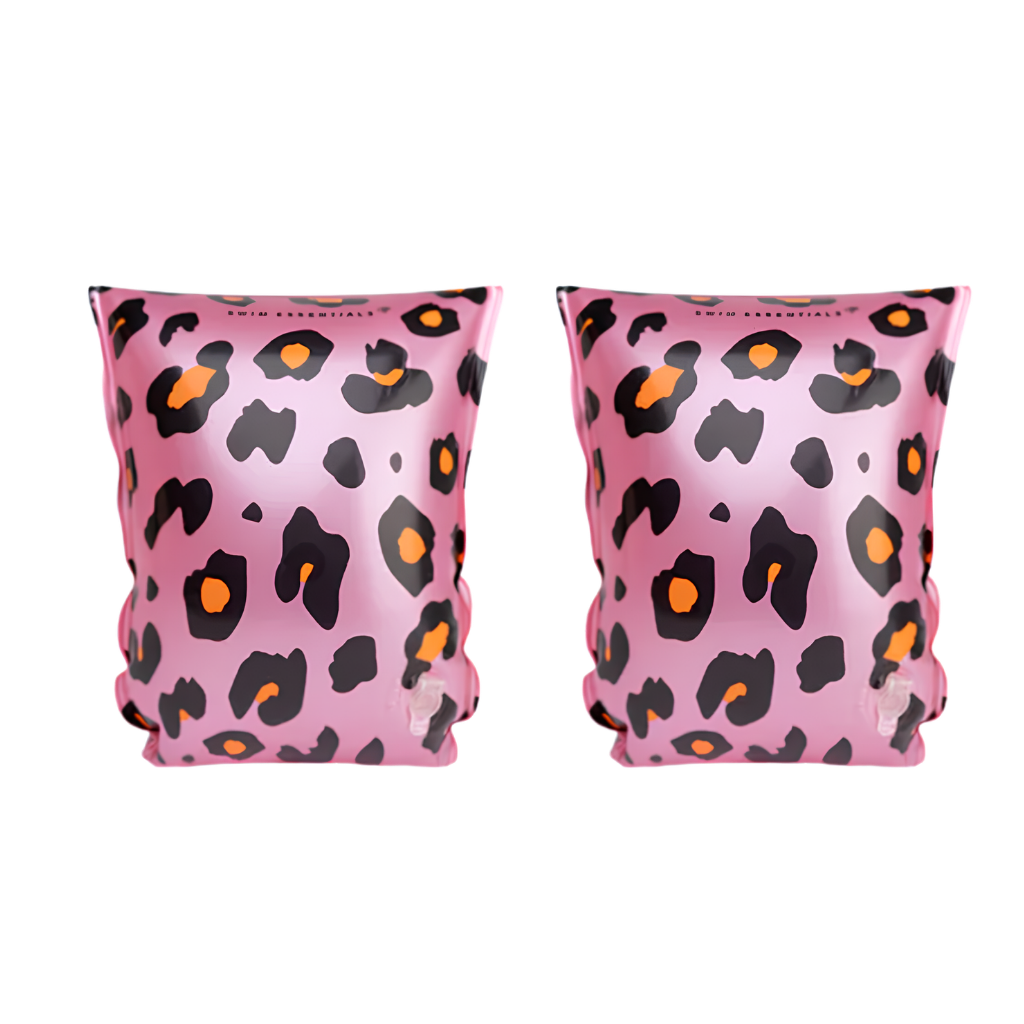 Swim Essentials Rose Gold Leopard Şişme Yüzme Kolluğu 2-6 Yaş