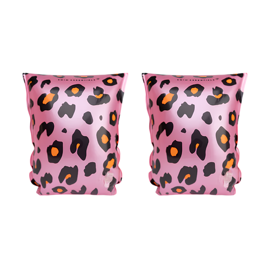 Swim Essentials Rose Gold Leopard Şişme Yüzme Kolluğu 2-6 Yaş
