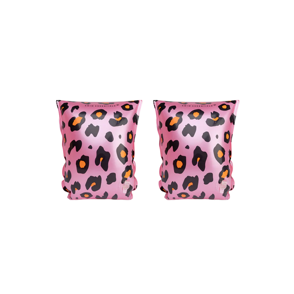 Swim Essentials Rose Gold Leopard Şişme Yüzme Kolluğu 2-6 Yaş