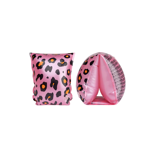 Swim Essentials Rose Gold Leopard Şişme Yüzme Kolluğu 2-6 Yaş