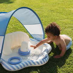 Swim Essentials Surfer Sırt Destekli ve Gölgelikli Bebek Oyun Matı 76cm