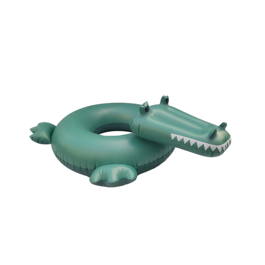 Swim Essentials Timsah Desenli Şişme Yüzme Simidi 65 cm
