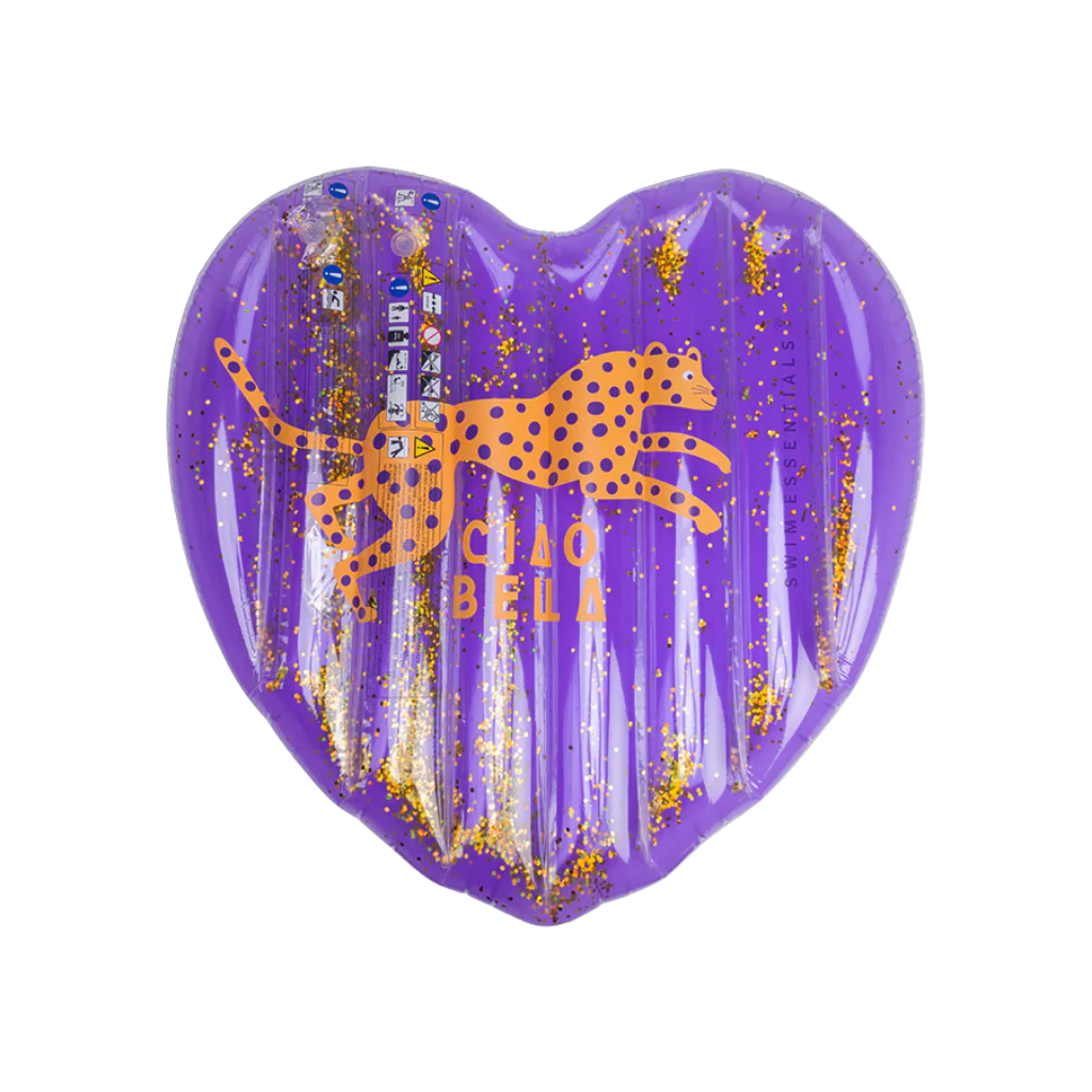 Swim Essentials Wild Heart Purple Deniz ve Havuz Yatağı 150cm