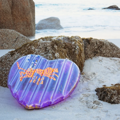 Swim Essentials Wild Heart Purple Deniz ve Havuz Yatağı 150cm