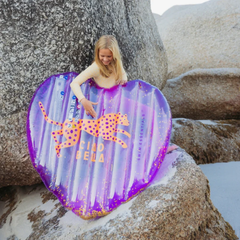 Swim Essentials Wild Heart Purple Deniz ve Havuz Yatağı 150cm