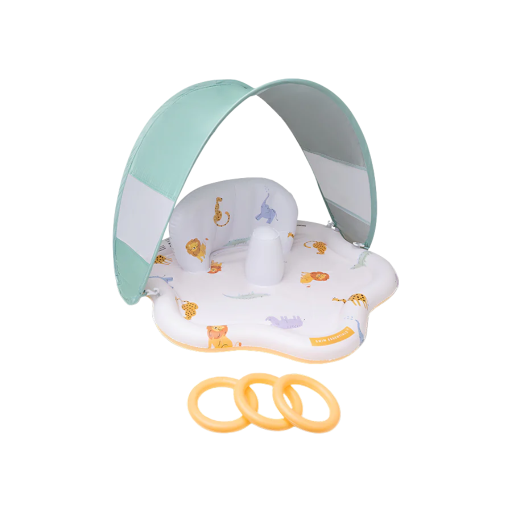 Swim Essentials Wild Life Sırt Destekli ve Gölgelikli Bebek Oyun Matı 76cm