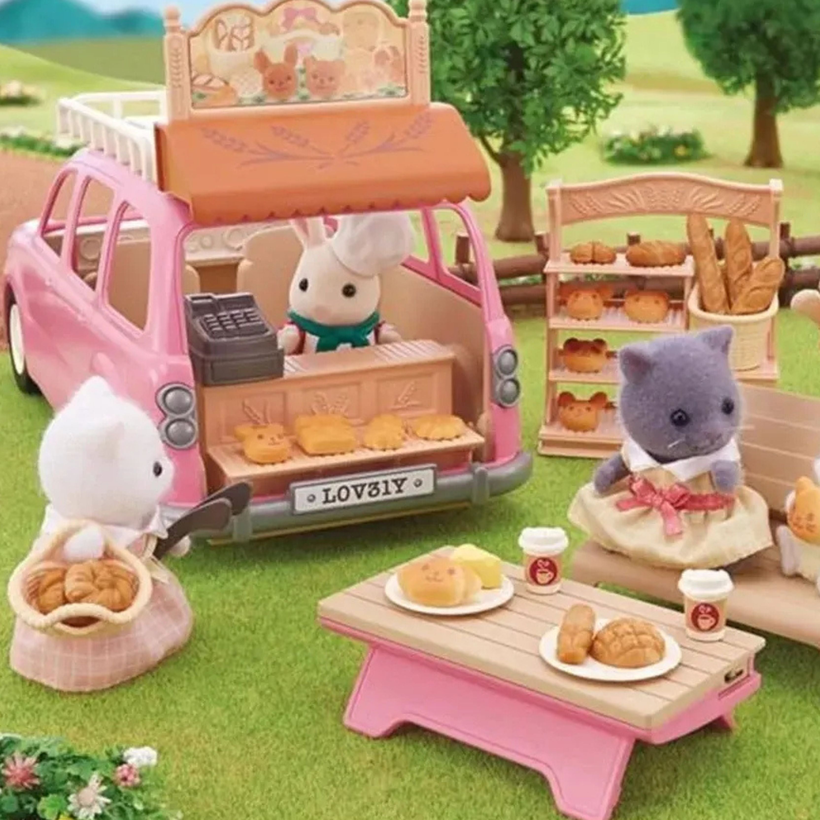 Sylvanian Families Aile Piknik Arabası