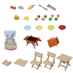 Sylvanian Families BBQ Piknik Seti Fil Kız 5640