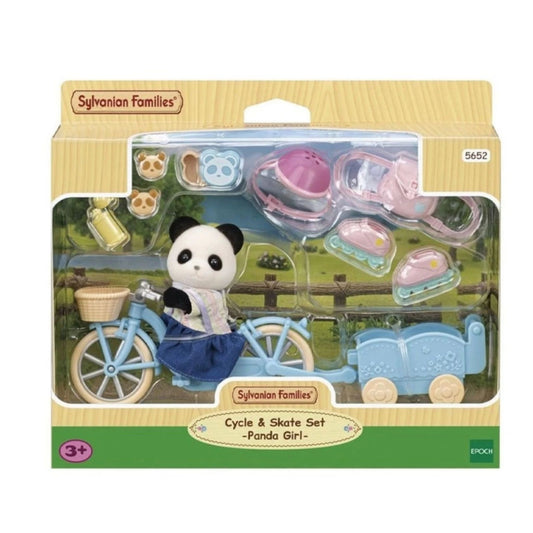 Sylvanian Families Bisiklet ve Paten Seti Panda Kız 5652