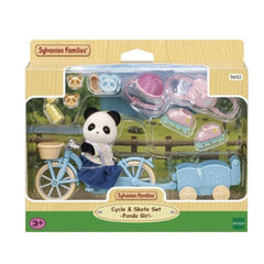 Sylvanian Families Bisiklet ve Paten Seti Panda Kız 5652