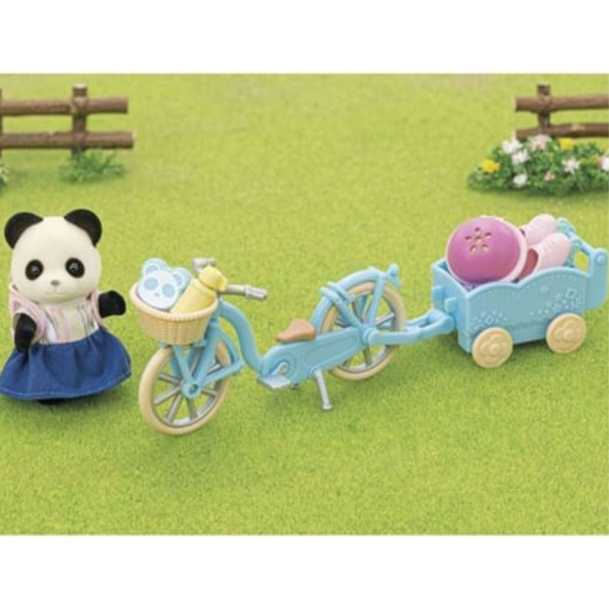 Sylvanian Families Bisiklet ve Paten Seti Panda Kız