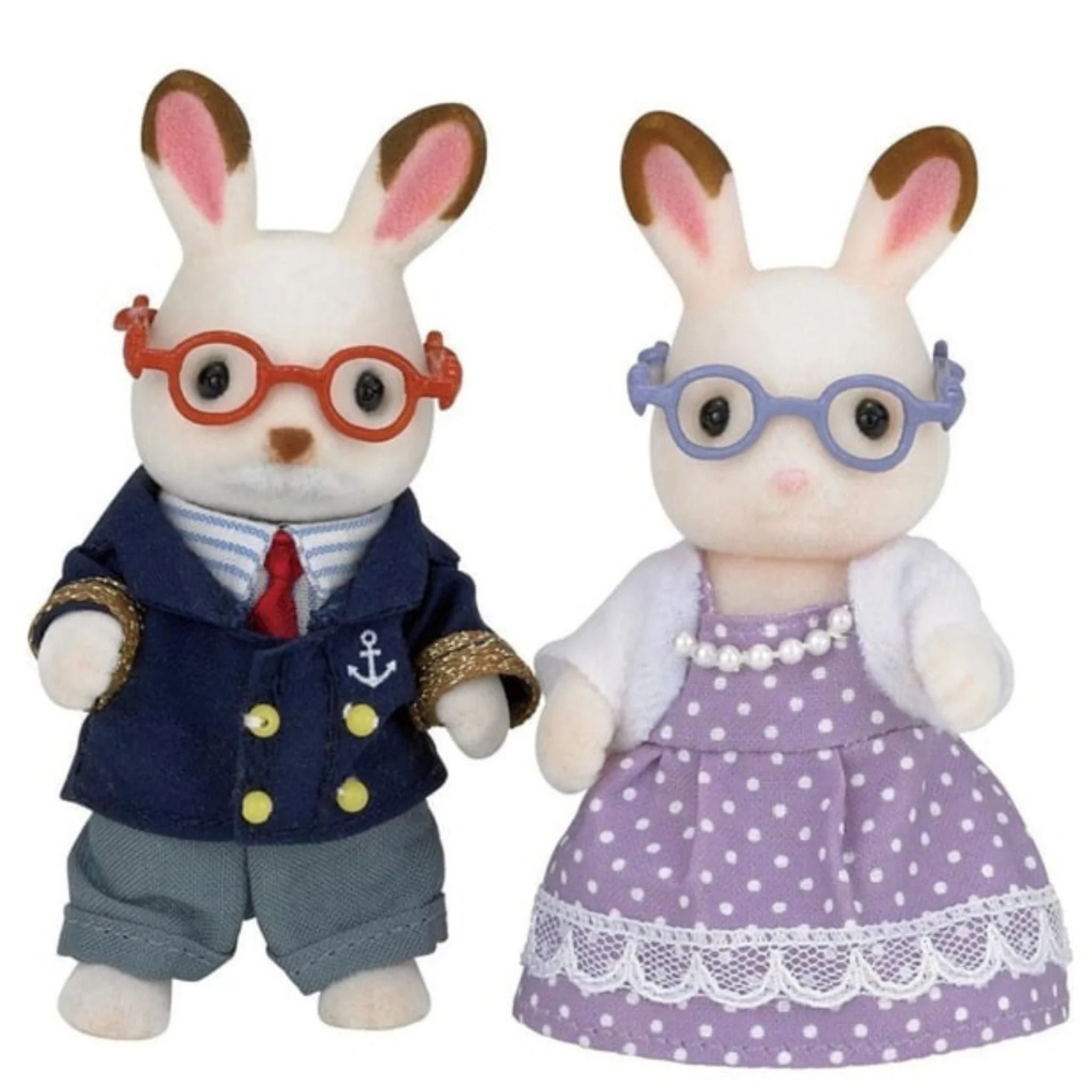 Sylvanian Families Çikolata Kulaklı Tavşan Anneanne Ve Dede