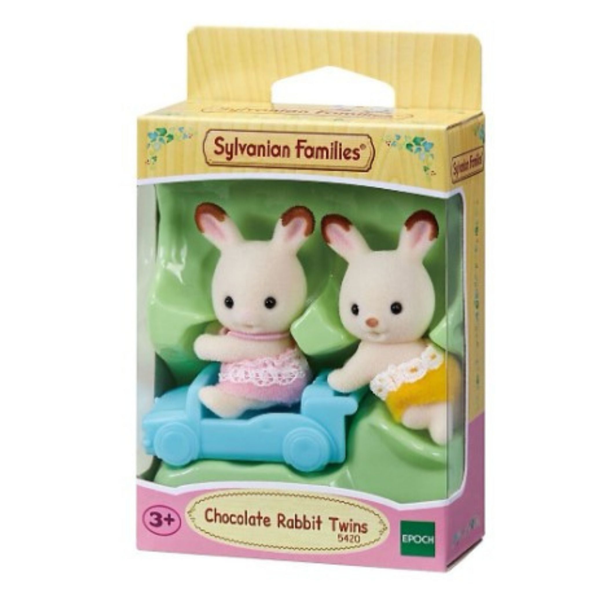 Sylvanian Families Çikolata Kulaklı Tavşan İkiz Bebekleri