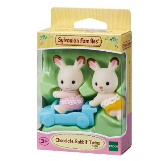 Sylvanian Families Çikolata Kulaklı Tavşan İkiz Bebekleri