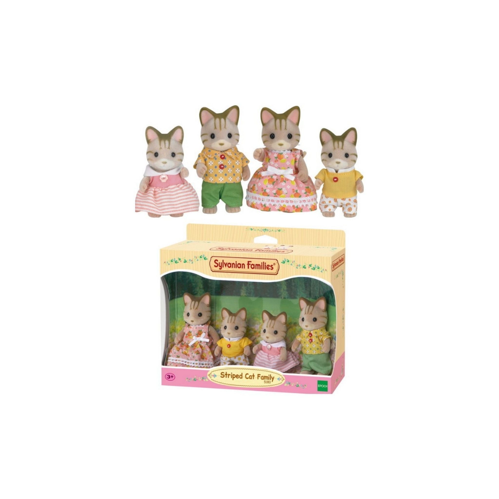 Sylvanian Families Çizgili Kedi Ailesi