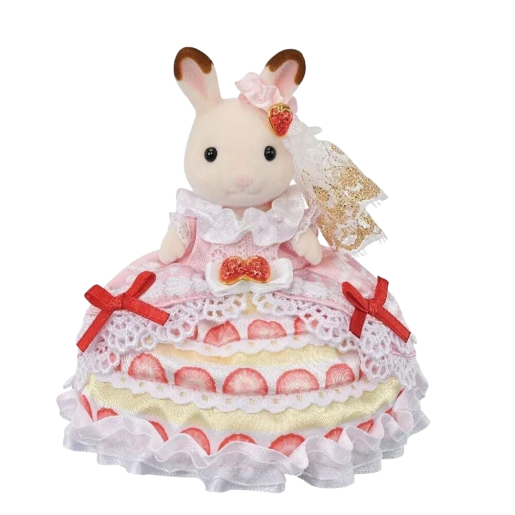 Sylvanian Families Freya’nın Doğum Günü Çilekli Pasta Elbisesi 5847