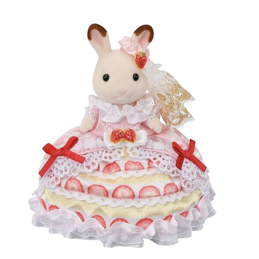 Sylvanian Families Freya’nın Doğum Günü Çilekli Pasta Elbisesi 5847