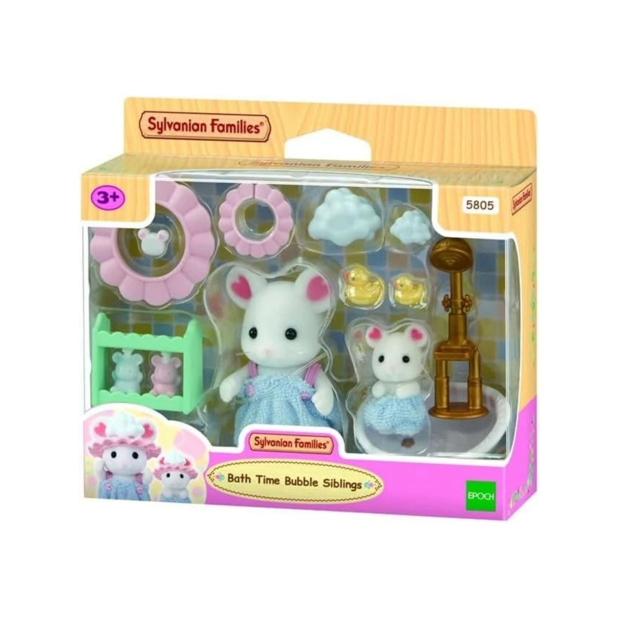 Sylvanian Families Kardeşle Köpüklü Banyo Seti 5805