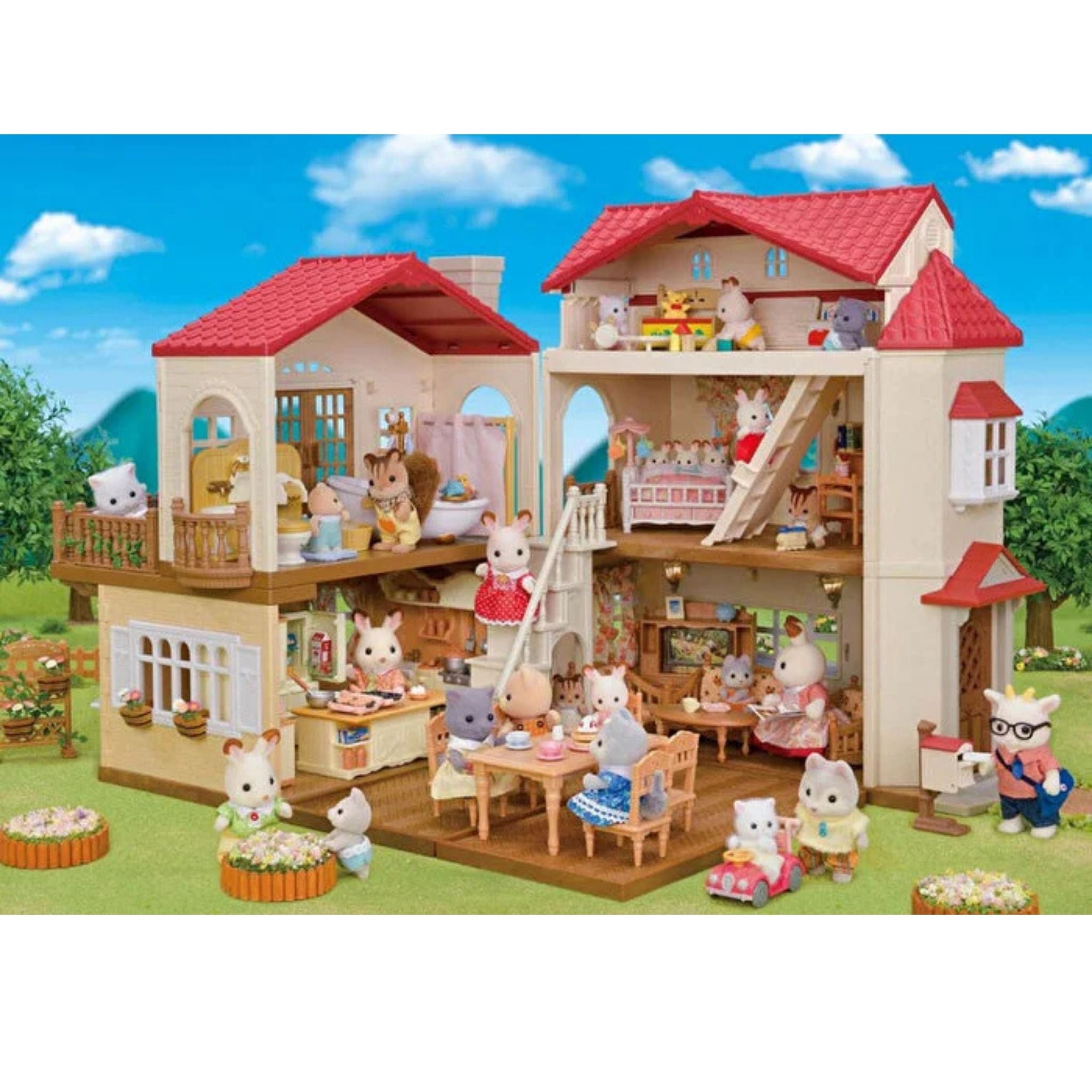 Sylvanian Families Oyun Odalı Işıklı Şehir Evi