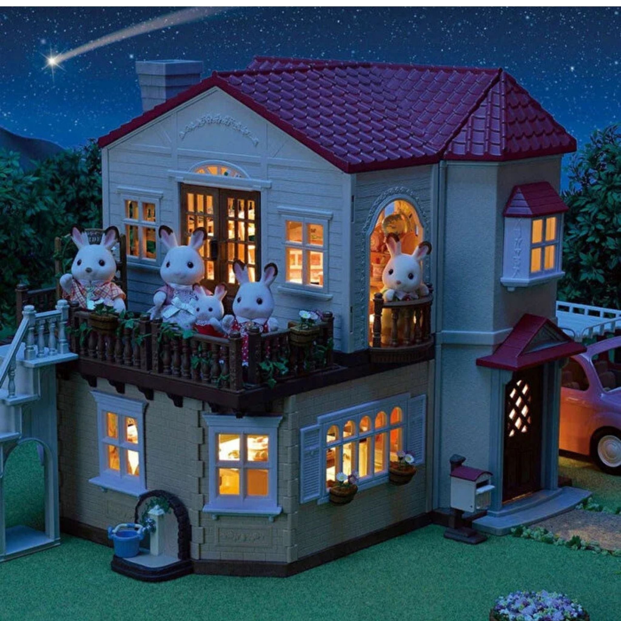 Sylvanian Families Oyun Odalı Işıklı Şehir Evi