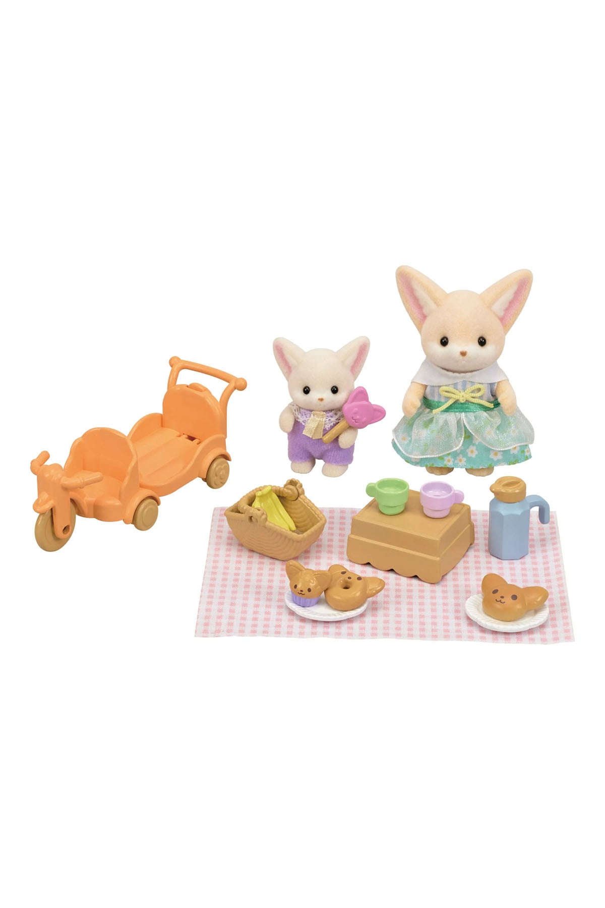 Sylvanian Families Piknik Seti - Çöl Tilkisi Kız ve Bebek